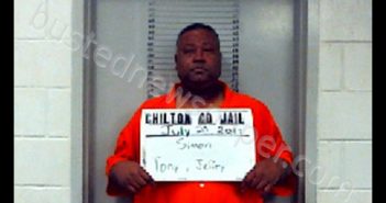 SIMON, TONY JEFFERY | 2017-07-20 23:07:00 Chilton County, Alabama Booking