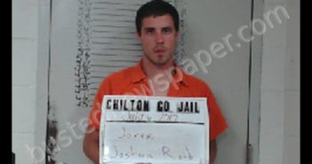 <B>JONES</B>, <B>JOSHUA</B> <B>REID</B> #, Chilton County, Alabama - 2018-05-16 18:55:00