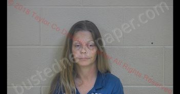 TRACY COX | 2018-08-02 14:06:00 Taylor County, Kentucky Booking