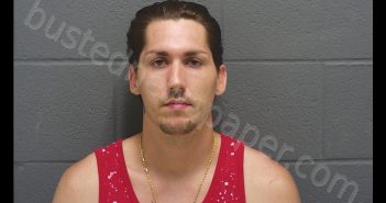 COLTON JAMES CESSNA | 2018-08-04 18:29:00 Montgomery County, Indiana Booking