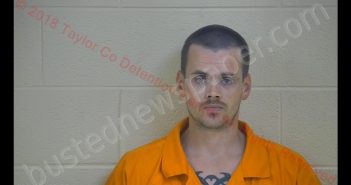 GREGORY N BOND | 2018-08-06 12:29:00 Taylor County, Kentucky Booking