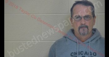 RICKY L RAY | 2018-10-22 12:59:00 Taylor County, Kentucky Booking