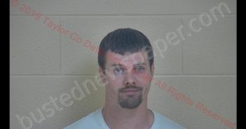 CHAD T BAGBY | 2019-01-12 10:07:00 Taylor County, Kentucky Booking