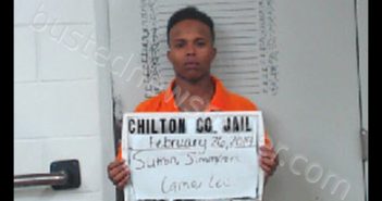 <B>SUTTON</B>, <B>JIMMYRON</B> <B>LAMAR</B> <B>LEE</B> #, Chilton County, Alabama - 2019-02-26 19:09:00