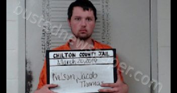 <B>NELSON</B>, <B>JACOB</B> <B>THOMAS</B> #, Chilton County, Alabama - 2019-03-20 11:38:00