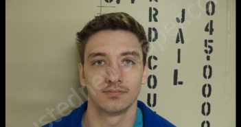 TYSON ANTHONY MIDDLESWORTH | 2019-04-07 08:05:00 Howard County, Missouri Booking