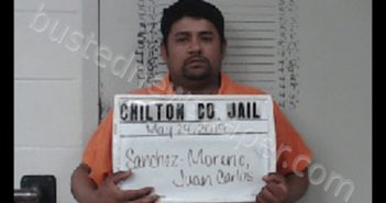 <B>SANCHEZ</B>-MORENO, <B>JUAN</B> <B>CARLOS</B> #, Chilton County, Alabama - 2019-05-24 16:05:00