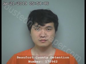 ZHU BENJIN | 2019-06-21 06:26:28 Beaufort County, South Carolina Booking