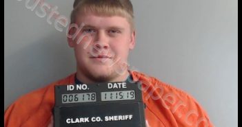 SHANE RICHARD GREGORY | 2019-11-15 11:56:00 Clark County, Missouri Booking