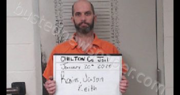 RAINS, <B>JASON</B> <B>KEITH</B> #, Chilton County, Alabama - 2020-01-30 22:14:00