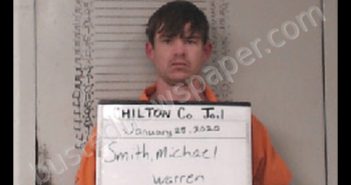 <B>SMITH</B>, <B>MICHAEL</B> <B>WARREN</B> #, Chilton County, Alabama - 2020-02-24 17:59:00