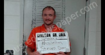 <B>MCCLELLAN</B>, <B>STEVEN</B> <B>DEAN</B> #, Chilton County, Alabama - 2020-04-02 17:58:00