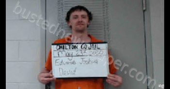 <B>EDWARDS</B>, <B>JOSHUA</B> <B>DAVID</B> #, Chilton County, Alabama - 2020-07-13 17:45:00