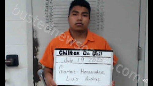 GOMEZ-HERNANDEZ, LUIS ANDRES #, Chilton County, Alabama - 2020-07-19 02:25:00