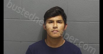 CRISTIAN DAVID HERNANDEZ | 2020-08-13 22:41:00 Montgomery County, Indiana Booking