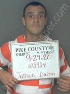 DUSTIN NEAL JUSTICE | 2020-09-24 16:23:00 Pike County, Alabama Booking