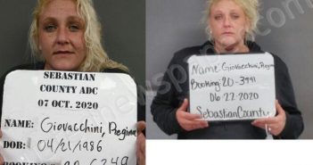 <B>GIOVACCHINI</B>, <B>REGINA</B> <B>ANTOINETTE</B> #, Sebastian County, Arkansas - 2020-10-07 15:00:00