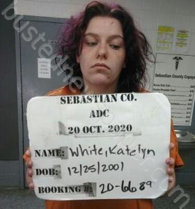 WHITE, KATELYN MCKENZIE | 2020-10-21 03:05:00 Sebastian County, Arkansas Booking