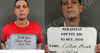 <B>COLLUM</B>, <B>MICAH</B> <B>CHRISTOPHER</B> #, Sebastian County, Arkansas - 2021-01-01 10:59:00