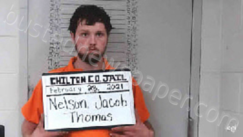 NELSON, JACOB THOMAS #, Chilton County, Alabama - 2021-02-28 10:53:00