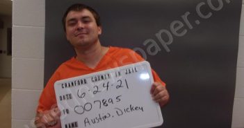 DICKEY, AUSTIN RYAN | 2021-06-24 14:58:00 Crawford County, Indiana Booking