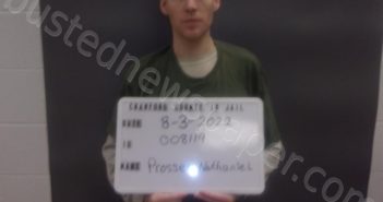 <B>PROSSER</B>, <B>NATHANIEL</B> <B>DUWAYNE</B> #, Crawford County, Indiana - 2022-08-03 12:40:00
