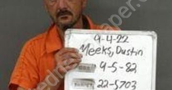MEEKS, DUSTIN MARTIN | 2022-09-04 08:10:00 Sebastian County, Arkansas Booking