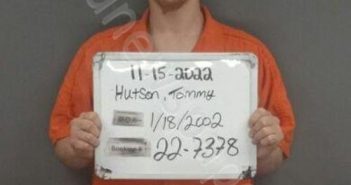 HUTSON, TOMMY DEAN JUNIOR | 2022-11-15 15:03:00 Sebastian County, Arkansas Booking