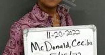 MCDONALD, CECILIA | 2022-11-20 16:55:00 Sebastian County, Arkansas Booking