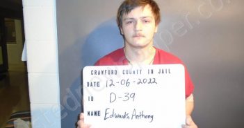 <B>EDWARDS</B>, <B>ANTHONY</B> TYLER #, Crawford County, Indiana - 2022-12-06 11:00:00