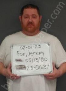 FOX, JEREMY STEPHEN | 2023-02-01 19:46:00 Sebastian County, Arkansas Booking