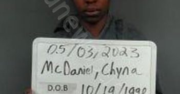 MCDANIEL, CHYNA PATRIFFE | 2023-05-03 02:55:00 Sebastian County, Arkansas Booking