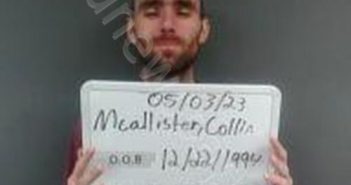 MCALLISTER, COLLIN ROSS | 2023-05-03 14:02:00 Sebastian County, Arkansas Booking