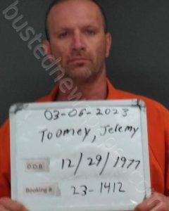 TOOMEY, JEREMY WILLIAM | 2023-09-07 11:28:00 Sebastian County, Arkansas Booking