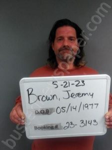 BROWN, JEREMY LYNN | 2023-11-15 16:09:00 Sebastian County, Arkansas Booking