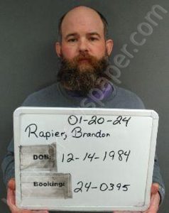 RAPIER, BRANDON RAY | 2024-02-16 00:42:00 Sebastian County, Arkansas Booking