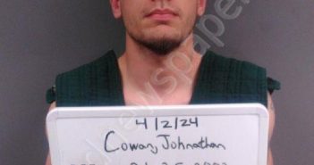 COWAN, JOHNATHAN ROY | 2024-08-03 18:52:00 Sebastian County, Arkansas Booking