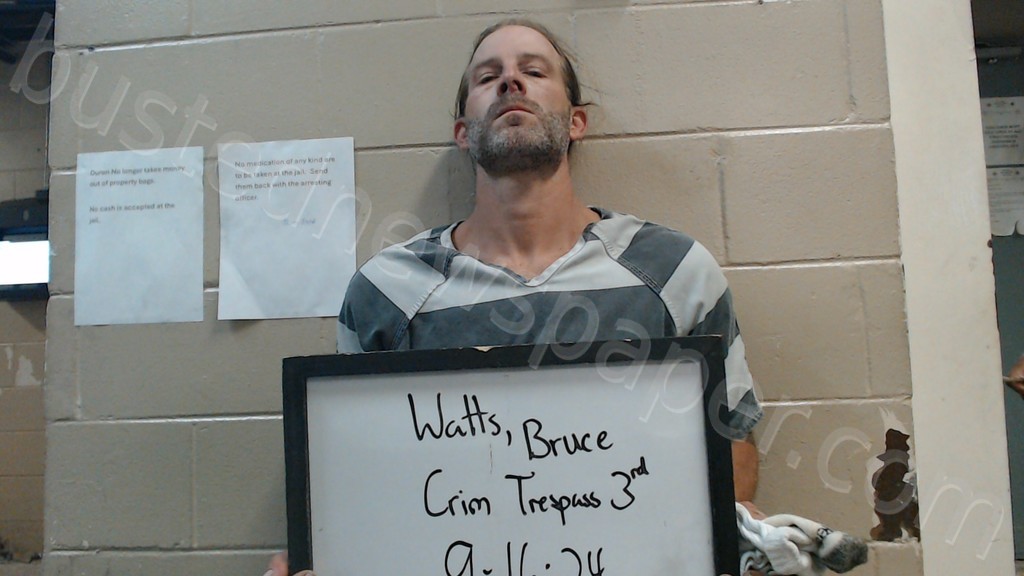 Watts, Bruce 20240916 103000 Marion County, Alabama Booking