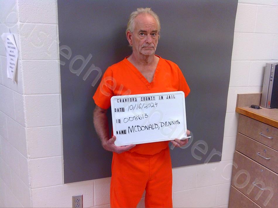 Mcdonald, Dennis 20241016 234100 Crawford County, Indiana Booking