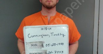 <B>CUNNINGHAM</B>, TIMOTHY <B>JAMES</B> #, Sebastian County, Arkansas - 2024-11-02 16:35:00