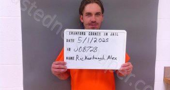 RICKENBAUGH, ALEX | 2025-05-01 02:48:00 Crawford County, Indiana Booking
