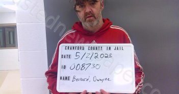 BERNARD, DWAYNE PORTER | 2025-05-02 22:46:00 Crawford County, Indiana Booking