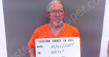 SAUNDERS, JOHN | 2025-05-08 10:08:00 Crawford County, Indiana Booking