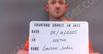 LAWSON, JOSHUA C | 2025-05-10 18:45:00 Crawford County, Indiana Booking