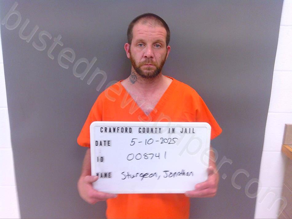 STURGEON, JONATHAN L #, Crawford County, Indiana - 2025-05-10 22:42:00
