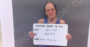 DEEN, KATRINA | 2025-05-11 09:40:00 Crawford County, Indiana Booking