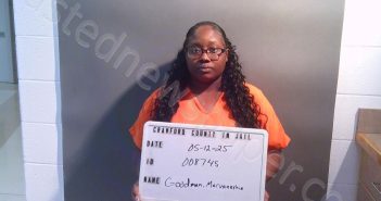GOODMAN, MARVANESHIA | 2025-05-12 01:30:00 Crawford County, Indiana Booking