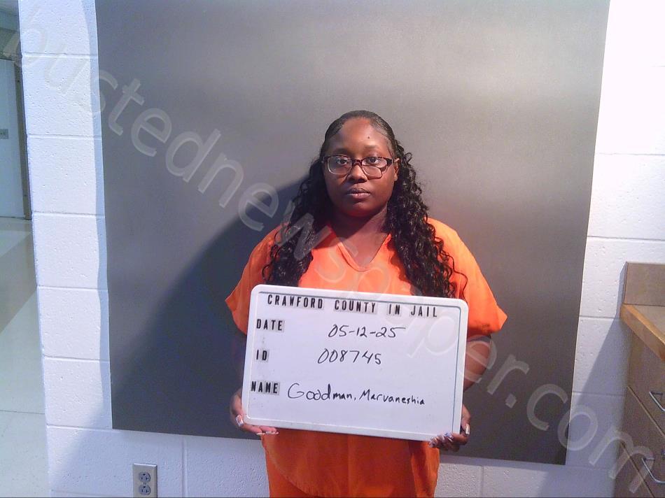 GOODMAN, MARVANESHIA #, Crawford County, Indiana - 2025-05-12 01:30:00
