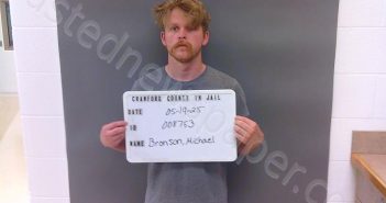BRONSON, MICHAEL | 2025-05-19 13:36:00 Crawford County, Indiana Booking