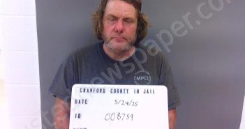 HUNT, KENNETH | 2025-05-24 16:07:00 Crawford County, Indiana Booking